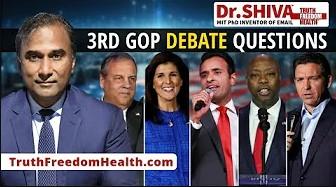 Dr.SHIVA? LIVE - Answering Questions From The 3rd GOP Primary Debate - They're ALL Zionists